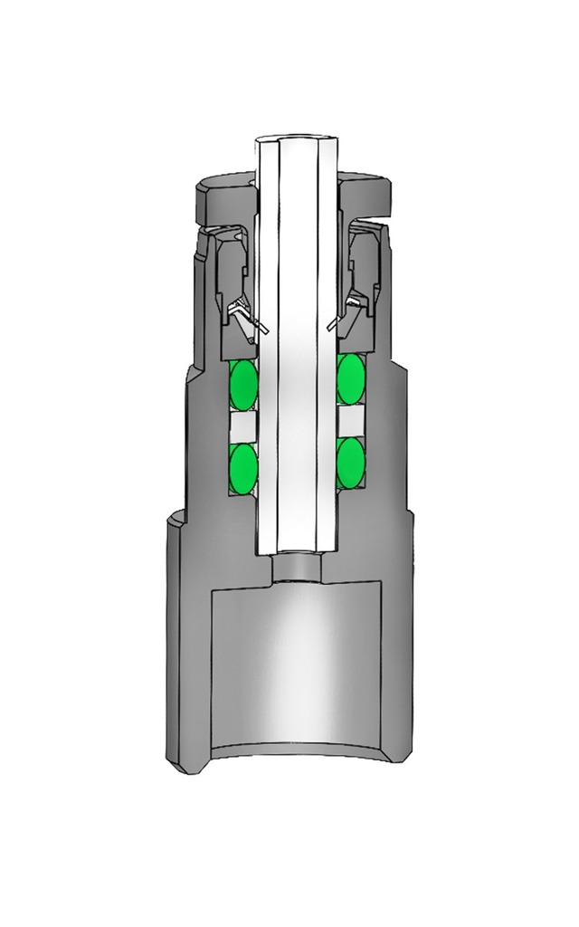 SERIE FCL100   [OT57]  RACCORDI AD INNESTO RAPIDO PER TUBI PLASTICI CON DOPPIO O-RING DI TENUTA